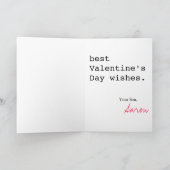 Tag des Glücks Feiertagskarte (Innenseite)