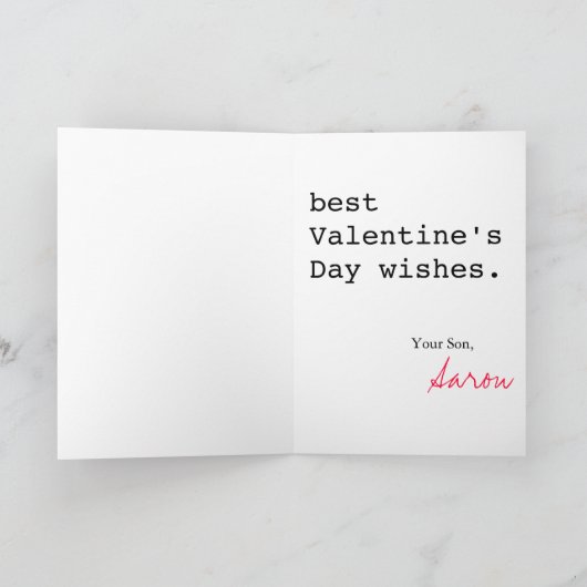 Tag des Glücks Feiertagskarte (Innenseite)