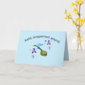 Tag des Glücks: Grecian Evzon mit Bouzouki Karte (Gelbe Blume)