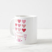 Tag des Glücks Kaffeetasse (Vorderseite Links)