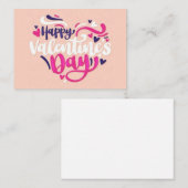 Tag des Glücks Mitteilungskarte (Vorne/Hinten)