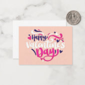 Tag des Glücks Mitteilungskarte (Vorderseite/Rückseite Beispiel)