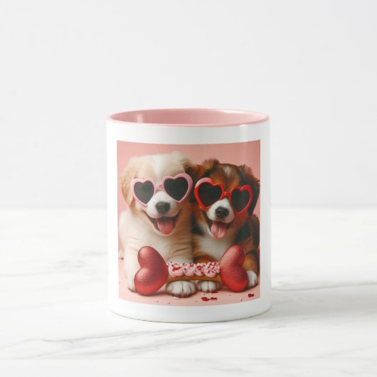 Tag des Glücks Tasse (Zentrum)