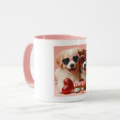 Tag des Glücks Tasse (Vorderseite Links)