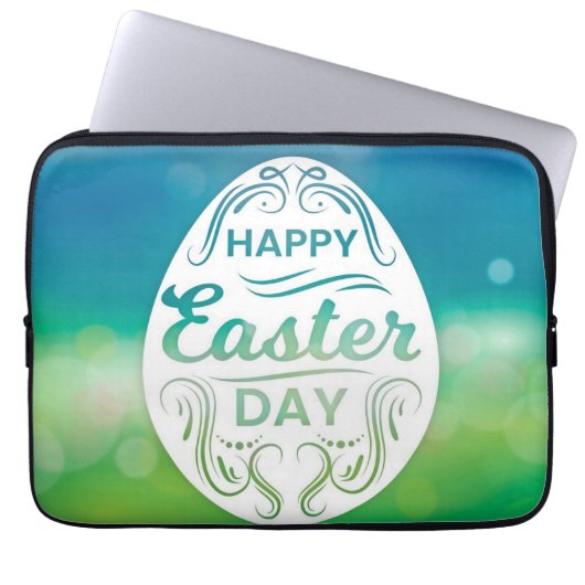Tag des Glücks zu Ostern 23042 Laptopschutzhülle (Vorderseite)