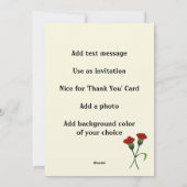 Tag des Glücks zum Arzt Feiertagskarte (Rückseite)