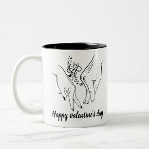 Tag des Glücks Zweifarbige Tasse
