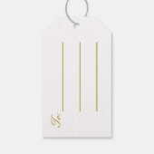 Tag des Goldenen Geschenkes Geschenkanhänger (Rückseite)