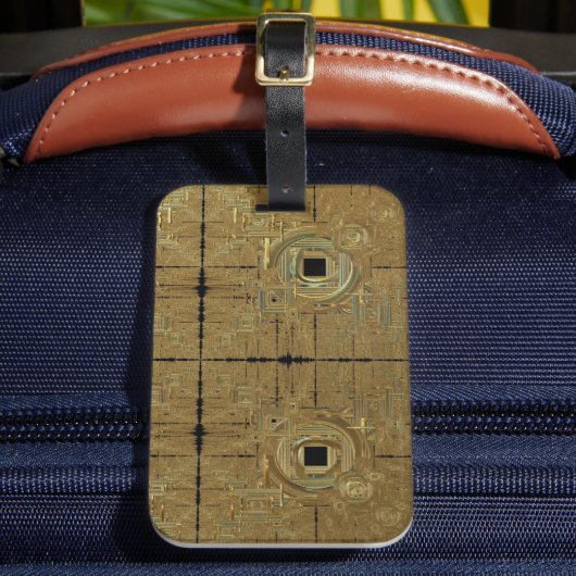 Tag des Goldrausch Gepäckanhänger (Vorderseite Insitu 2)