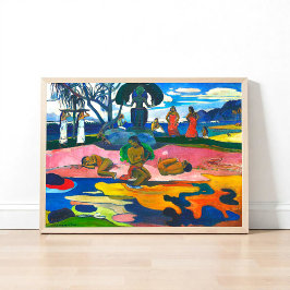 Tag des Gottes (Mahana no atua) von Paul Gauguin Poster