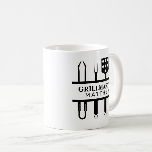 Tag des Grillmeisters Kaffeetasse (VorderseiteRechts)