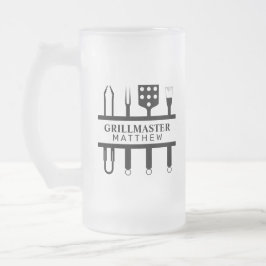 Tag des Grillmeisters Mattglas Bierglas