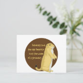Tag des Groundhogs Postkarte (Stehend Vorderseite)