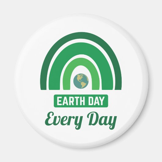 Tag des grünen Regenbogens Magnet (Vorne)