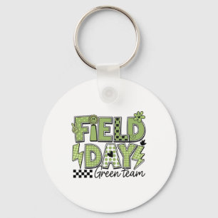 Tag des grünen Teams der Feld Farbe Ausflug Team S Schlüsselanhänger