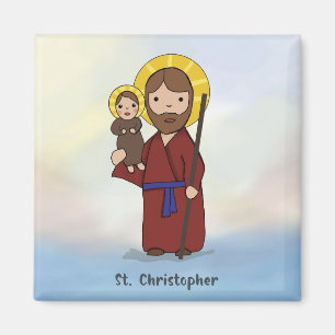 Tag des Heiligen Christophorus Magnet