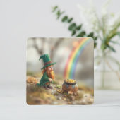 Tag des heiligen Patricks Feiertagskarte (Stehend Vorderseite)