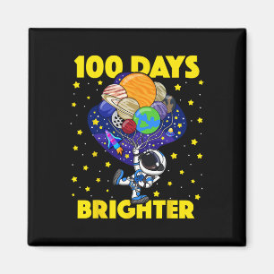 Tag des helleren 100. Schulastronauten Magnet
