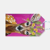 Tag des Hirschgeschenks Geschenkanhänger (Vorderseite (Horizontal))