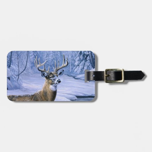 Tag des Hirschjägers Gepäckanhänger (Vorderseite horizontal)