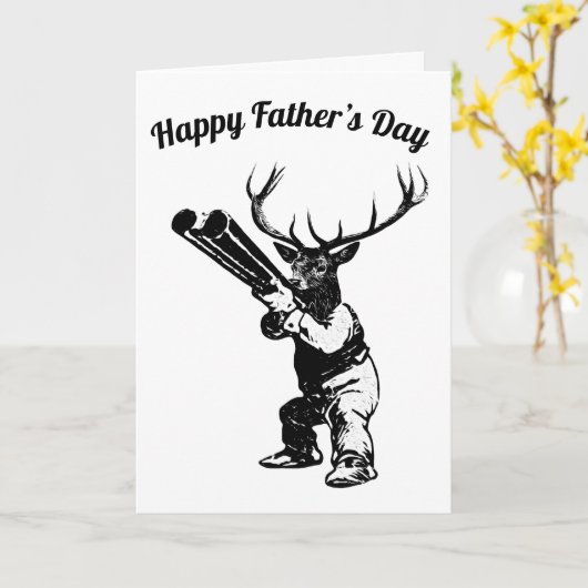 Tag des Hirschjägers Karte (Gelbe Blume)