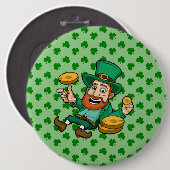 Tag des Hl. Patrick Button (Vorne & Hinten)