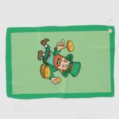 Tag des Hl. Patrick Golfhandtuch (Horizontal)