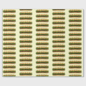 Tag des Hoagie-Essens Geschenkpapier (Flach)
