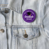 Tag des Individuellen Namens des lila White School Button (Beispiel)