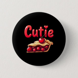 Tag des Kuchens Erntedank Kirsche Süßer Kuchen 1  Button