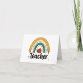 Tag des Lehrers Dankeskarte (Vorderseite)