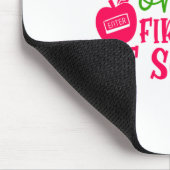 Tag des Lehrers glücklich online ersten Schultag Mousepad (Ecke)