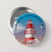 Tag des Leuchtturms Button (Vorne & Hinten)