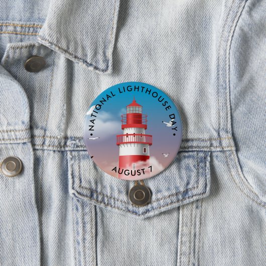 Tag des Leuchtturms Button (Beispiel)