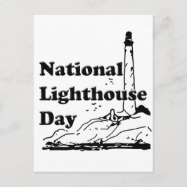 Tag des Leuchtturms Postkarte