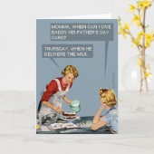 Tag des lustigen Vaters Karte (Gelbe Blume)