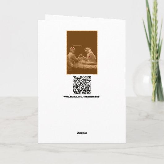 Tag des lustigen Vaters Karte (Rückseite)