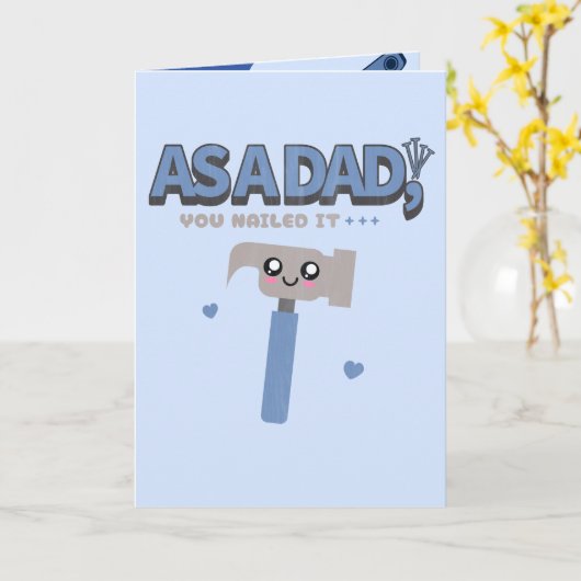 Tag des lustigen Vaters Karte (Gelbe Blume)