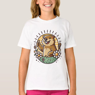 Tag des Marmotte: Hallo im Frühling T-Shirt