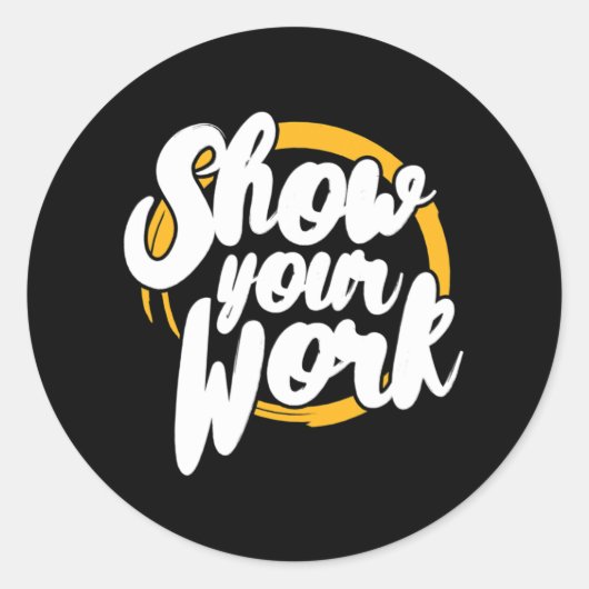 Tag des Mathematiktests für Ihren Mathematiklehrer Runder Aufkleber (Vorderseite)