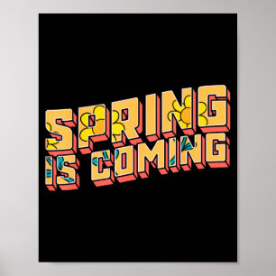 Tag des Murmeltiers Frühling kommt Lustige Männer Poster