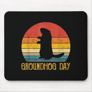 Tag des Murmeltiers Murmeltiere Lustiges Nagetier  Mousepad