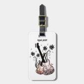 Tag des Musikberaters Gepäckanhänger (Vorderseite vertikal)