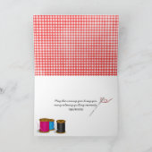 Tag des Namens des Kathedralfensters Karte (Innenseite)