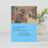 Tag des Namens im Lagerhaus Einladung (Stehend Vorderseite)