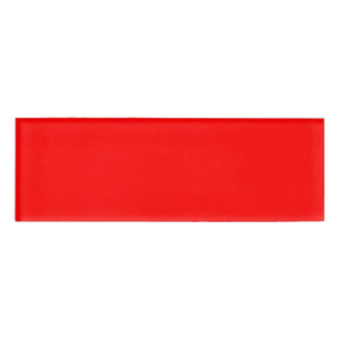 Tag des Namens Red Rectangle Namenschild