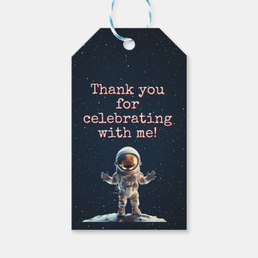 Tag des Navy-Outer-Weltraumgeschenks Geschenkanhänger (Vorderseite)