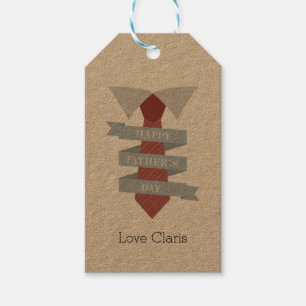 Tag des Necktie-Vaters Geschenkanhänger