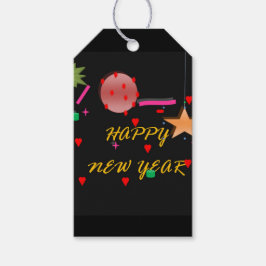 Tag des neuen Jahres Geschenkanhänger