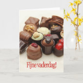 Tag des niederländischen Vaters Karte (Gelbe Blume)